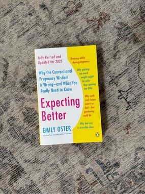 New! Expecting better pregnancy book